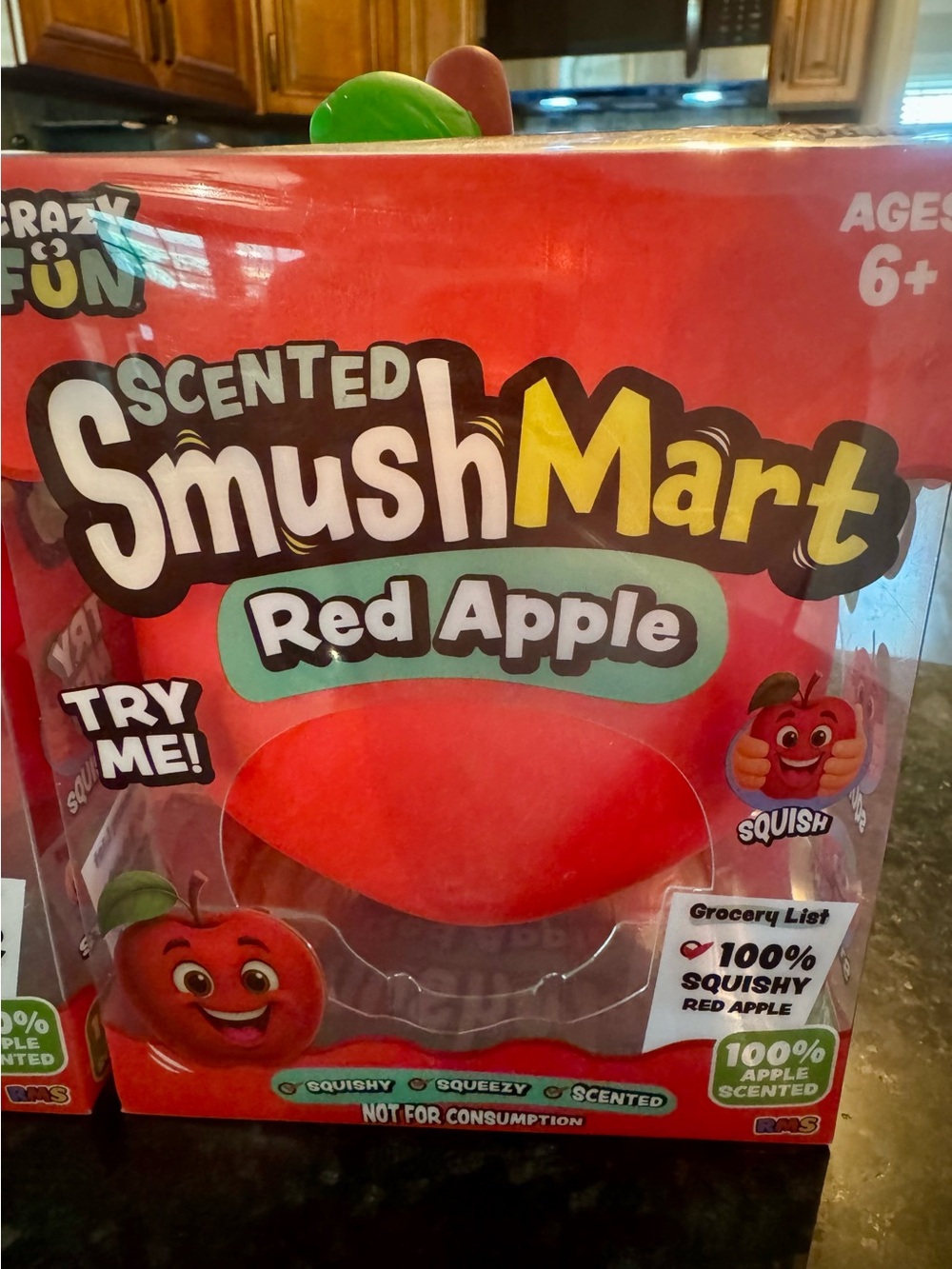 SmushMart Scented Red Apple Squishy Toy by